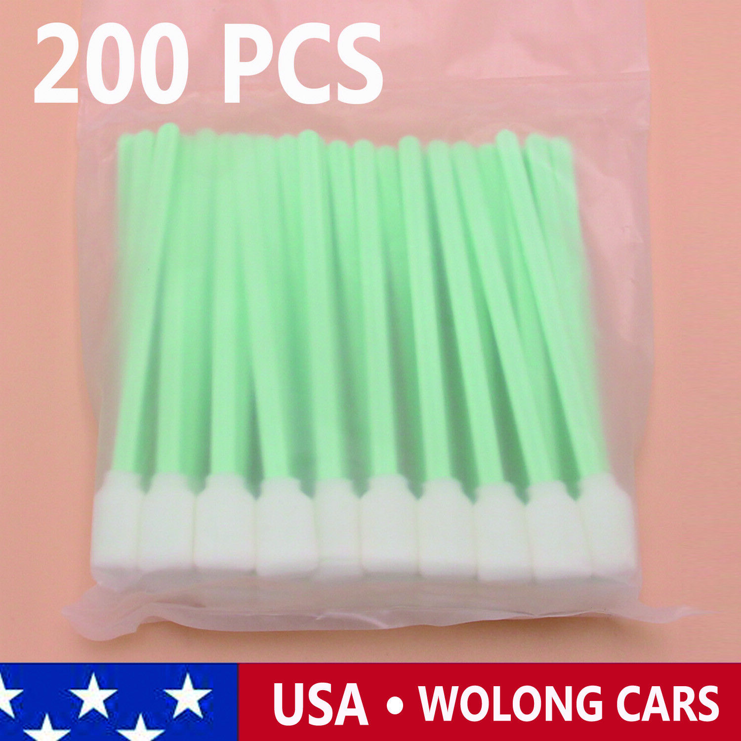 200pcs Solvent Cleaning Swab Swabs For Large Format Roland Mimaki Mutoh Printers
